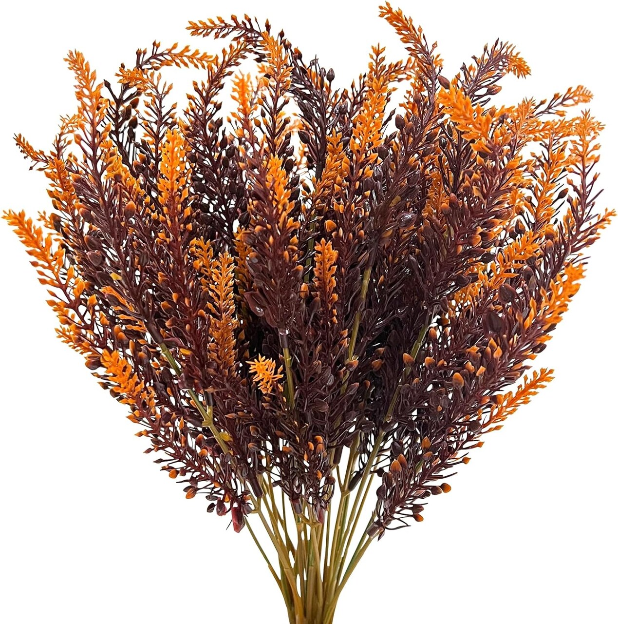 10 Bundles Artificial Fall Flowers for Outdoors Fall Decorations
